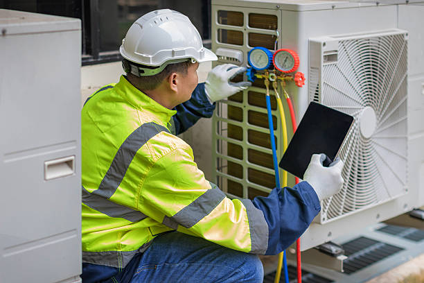 Professional Hvac technician working in Brentwood, NY